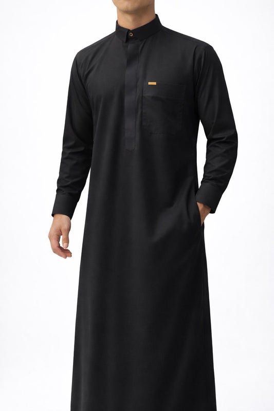 Classic Black Kandura